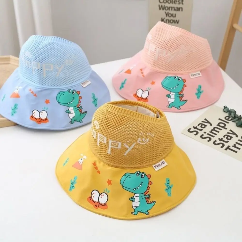 

Anti UV Protection Children Sun Hat Empty Top Breathable Summer Baby Sunhat Thin Comfortable Kids Beach Cap Kids Boy Girl