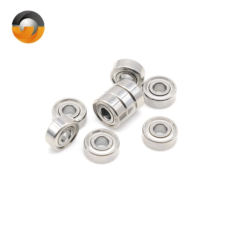 SMR105ZZ Bearing 5x10x3mm 10Pcs 440C Stainless Steel Miniature Bearing ABEC-9 Metal Shields ZZ Fishing Reel Bearing