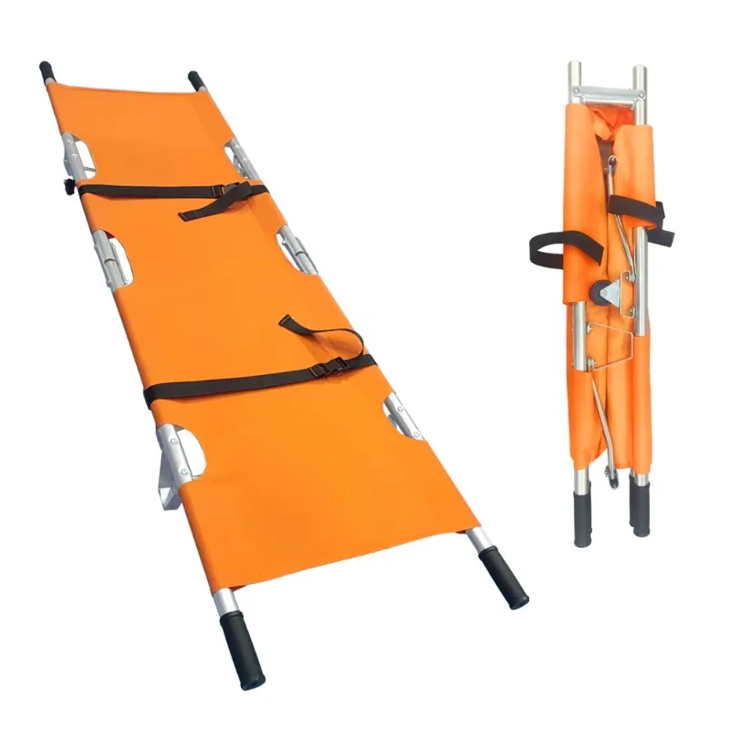 

New Portable Multi Function Aluminum Alloy Rescue Stretcher for Emergency and Ambulance Foldable Stretcher