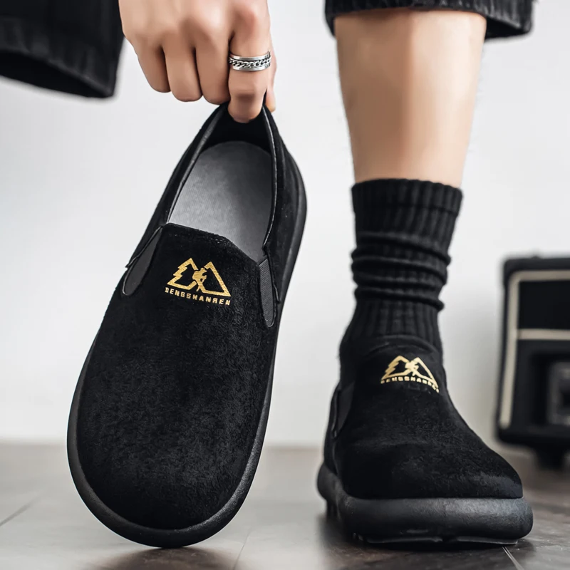 Men's Slip-On Birkfoot Clogs Casual Breathable round Toe Outdoor Leisure Shoes Large Size Commuting Retro Style Flat Footwear