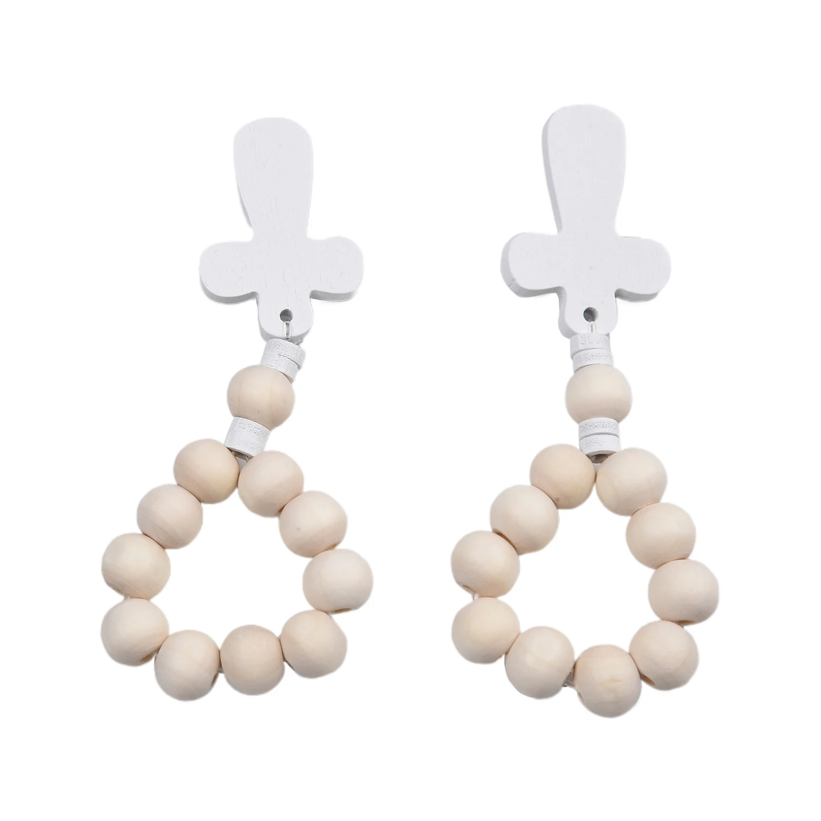 

6/12/18PCS Wooden Rosary Wood Bulk Catholic With Crucifix Wooden Cross Pendant With White Mesh Bags For Baptism First Communion