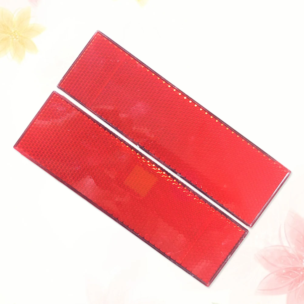 Pita Reflektif Peringatan Keselamatan Mobil Perekat Diri Visibilitas Tinggi Daya Tahan Perlengkapan Mobil Merah Fasilitas Truk yang Mudah Dipasang