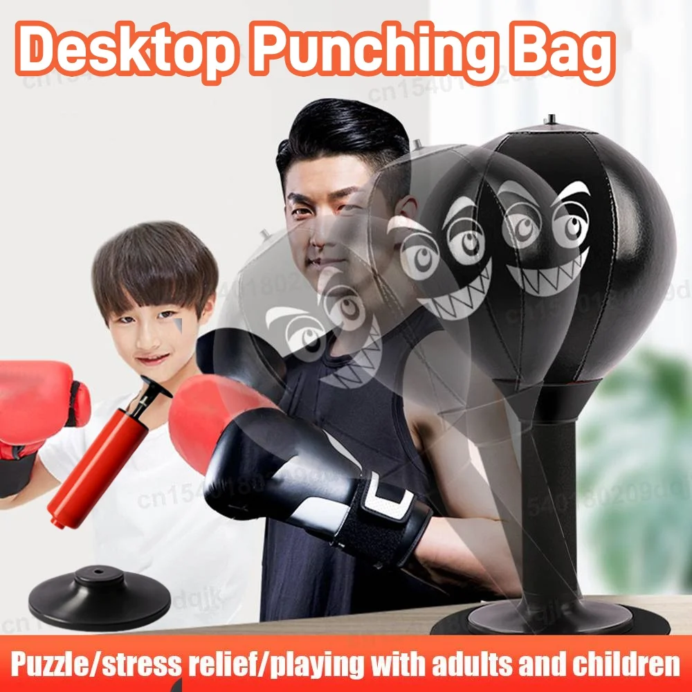 Boxsack Desktop Boxsack Stress Buster Mit Saugnapf Schreibtisch Tisch Boxen Punch Ball Saugnapf Reduzieren Spannung