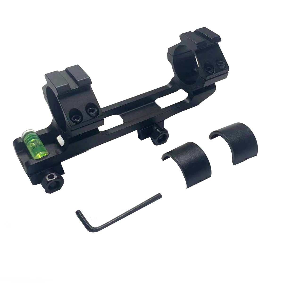 

Cantilever 30mm Scope Mount With Bubble Level Picatinny Rails
