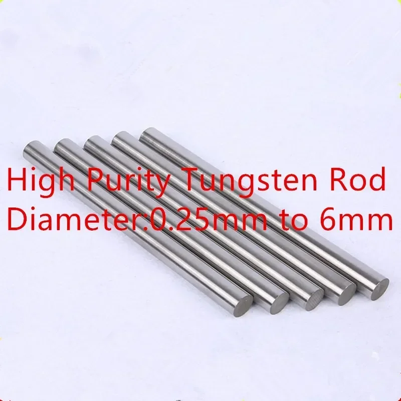 Length 100mm Tungsten rod  99.95% W tungsten rod bar pure electrode Diameter 8mm 10mm 12mm 16mm 18mm 20mm