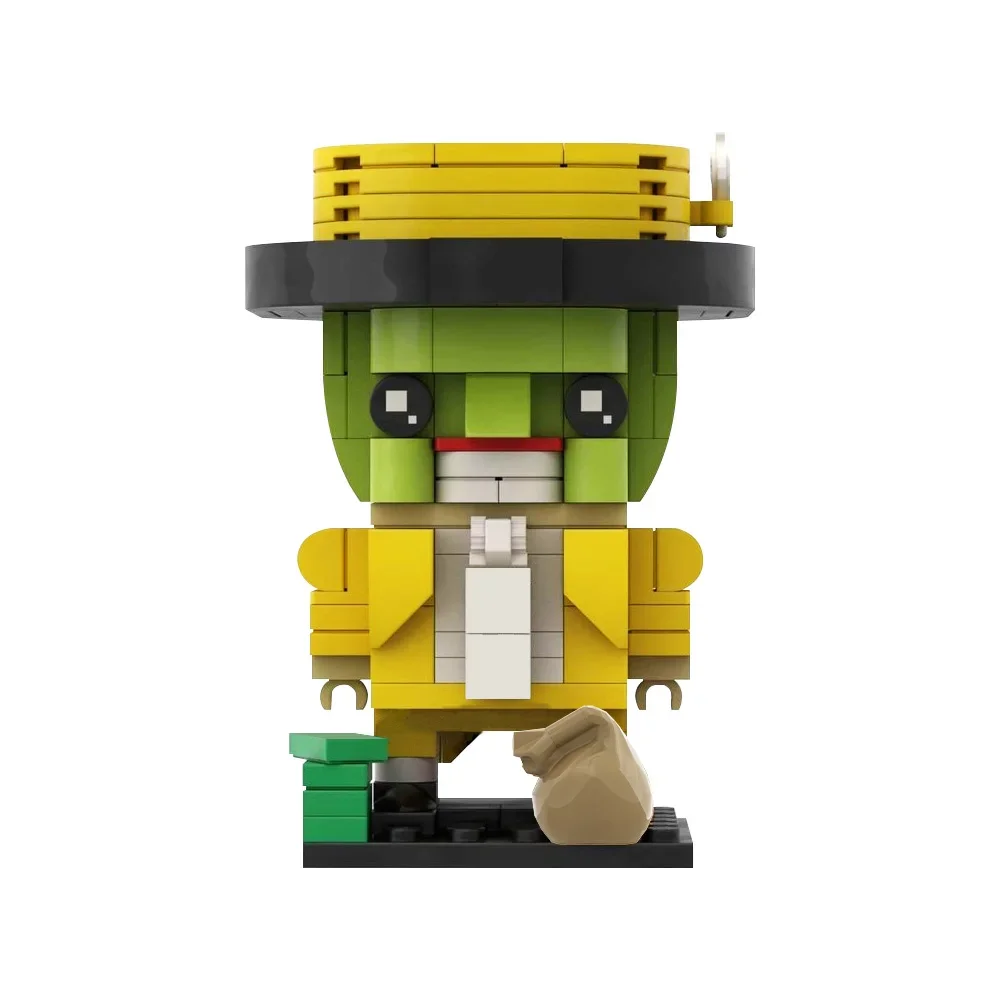 

MOC-208400 Funny Movie The Masked Bricks Model The Masked Action Characters Building Blocks Assemble Toys Kids Birthday Gifts