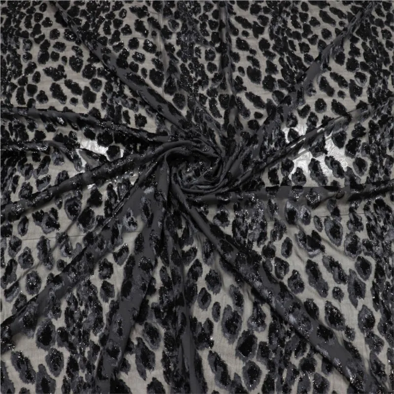 

High-end custom-made dress and cheongsam made of woven velvet brocade jacquard viscose fabric