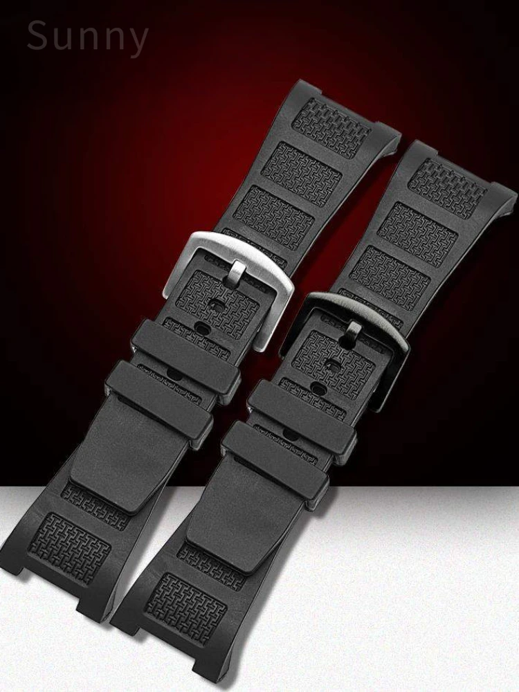 

For Universal Engineer Rubber Watchband Men's Sports Outdoor Diving 378507 Iw323401 Silicone Concave Interface 30mm Watch Strap