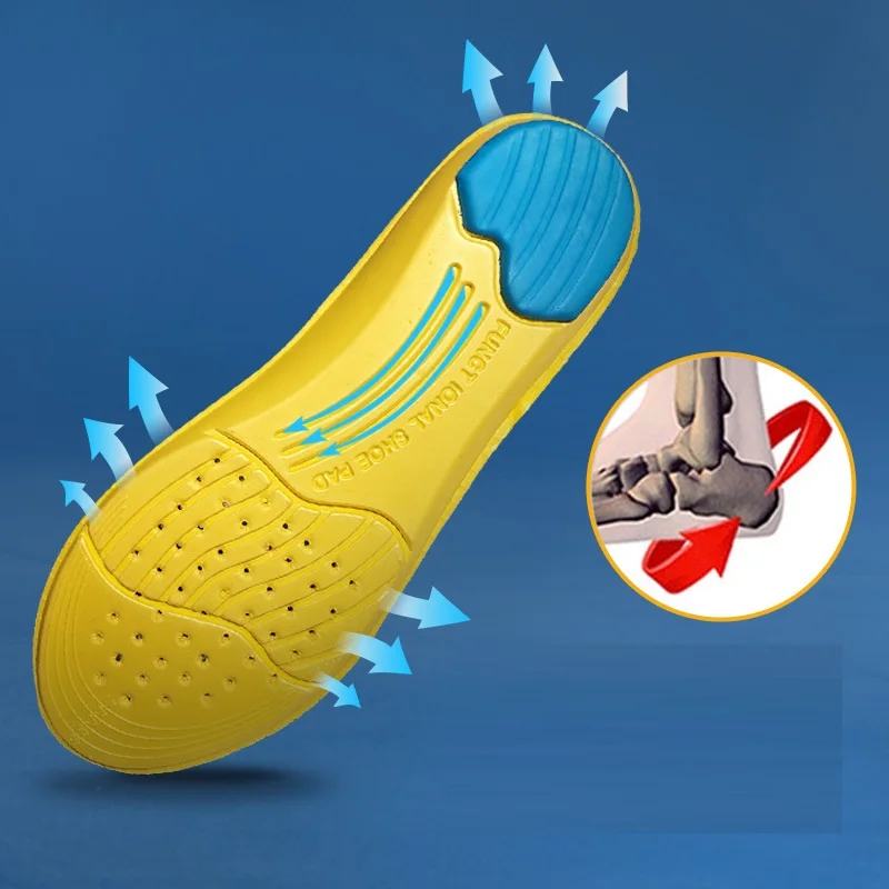 

Unisex Insoles Sport Damping Insoles Support High Arch Insoles Stretch Breathable Feet Soles Pad Orthotic Shoes Running Cushion