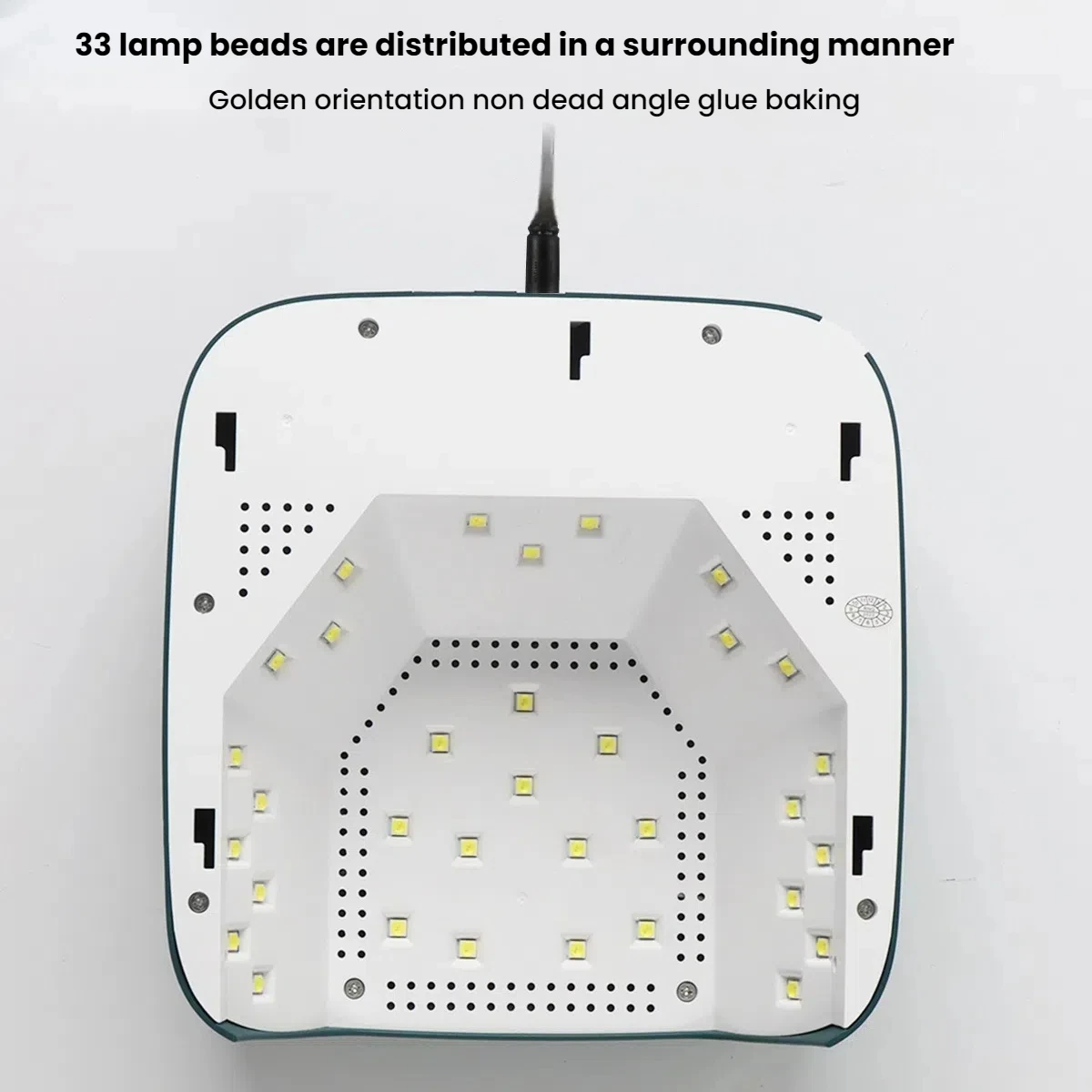 Lampa UV LED do paznokci o dużej mocy 48W, bezbolesna lampa z ekranem LED, 4 tryby, czujnik podczerwieni, narzędzia do manicure, do użytku domowego i salonowego, do zdobienia paznokci.
