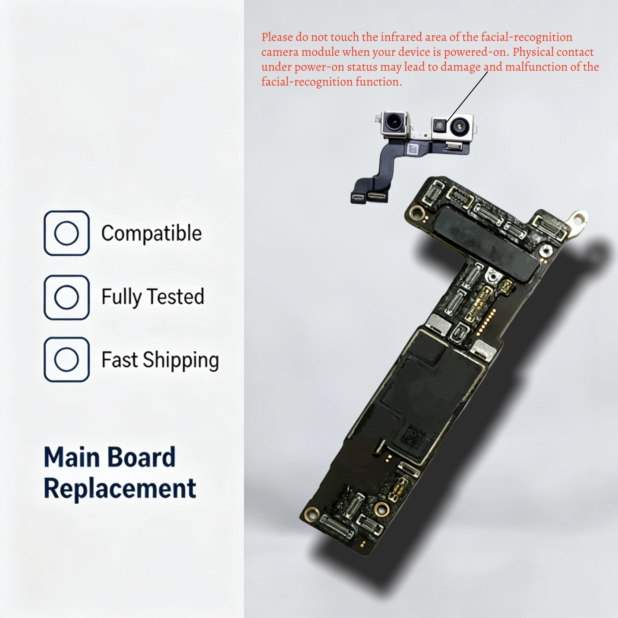 Unlocked Mainboard For iPhone 14 Pro Max 14 Plus Motherboard Support Update Clean ICloud With/NO Face ID Logic Board Replacement