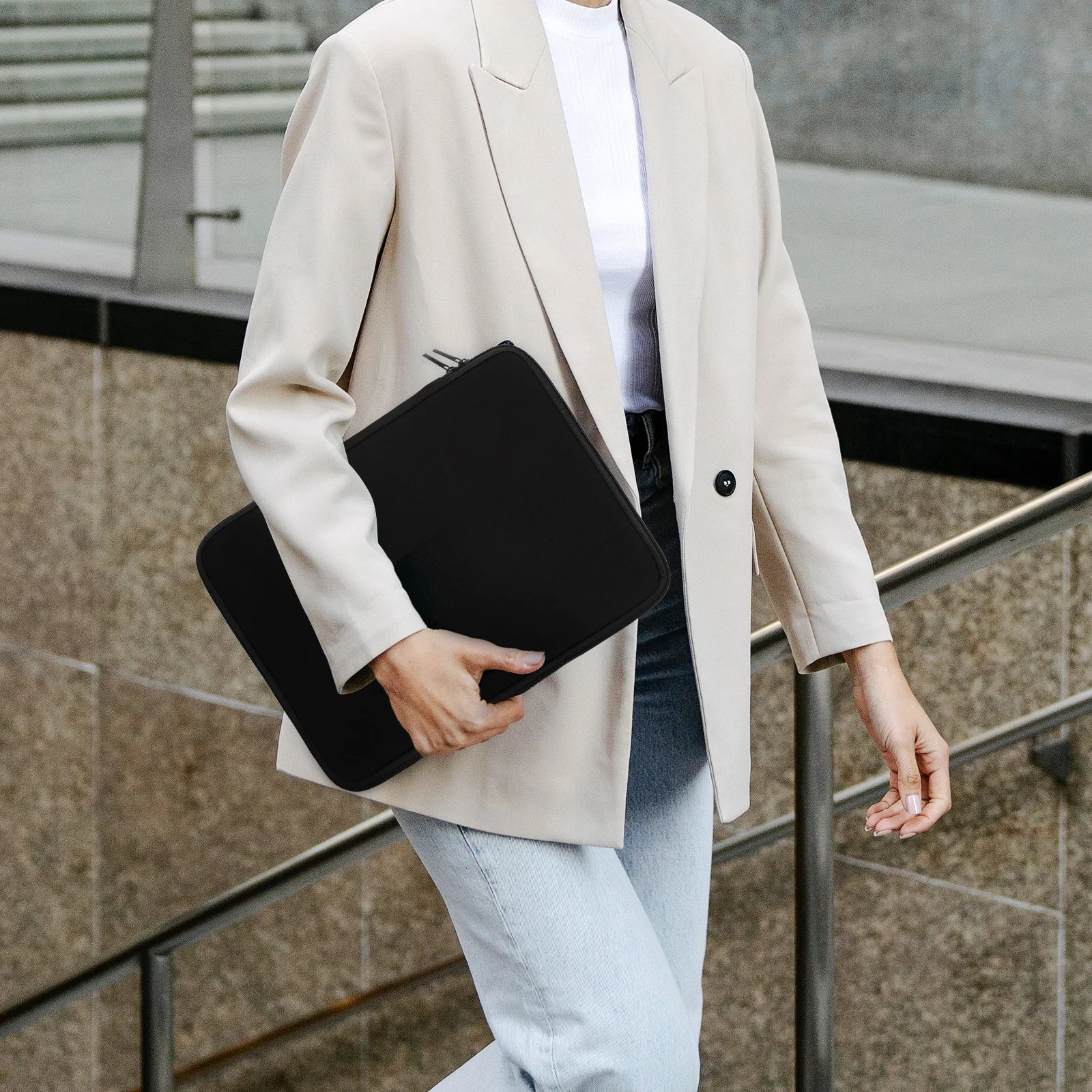 

Laptop Sleeve Slim Shockproof Tablet Inner Bag Portable Storage Container Anti-Scratch Protective Case For School Business