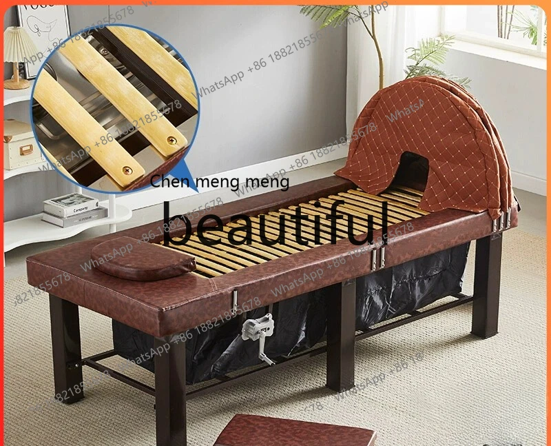 

X Fumigation moxibustion bed for beauty salons, physiotherapy bed whole body steam moxibustion household