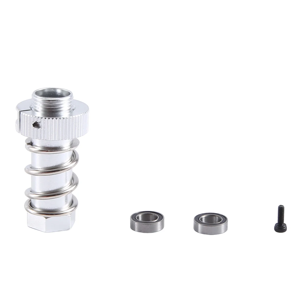 Metal Servo Saver Tube with Clamping Nut for 1/8 Arrma Karton Senton Outcast Typhon Talion 1/7 LIMITLESS,Silver