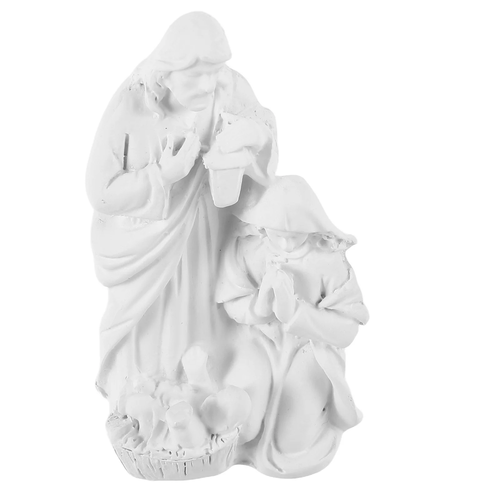 

Resin Mexican Family Jesus Statue Home Decor Unique Design Detailed Finishing Festive Atmosphere Family Ornaments