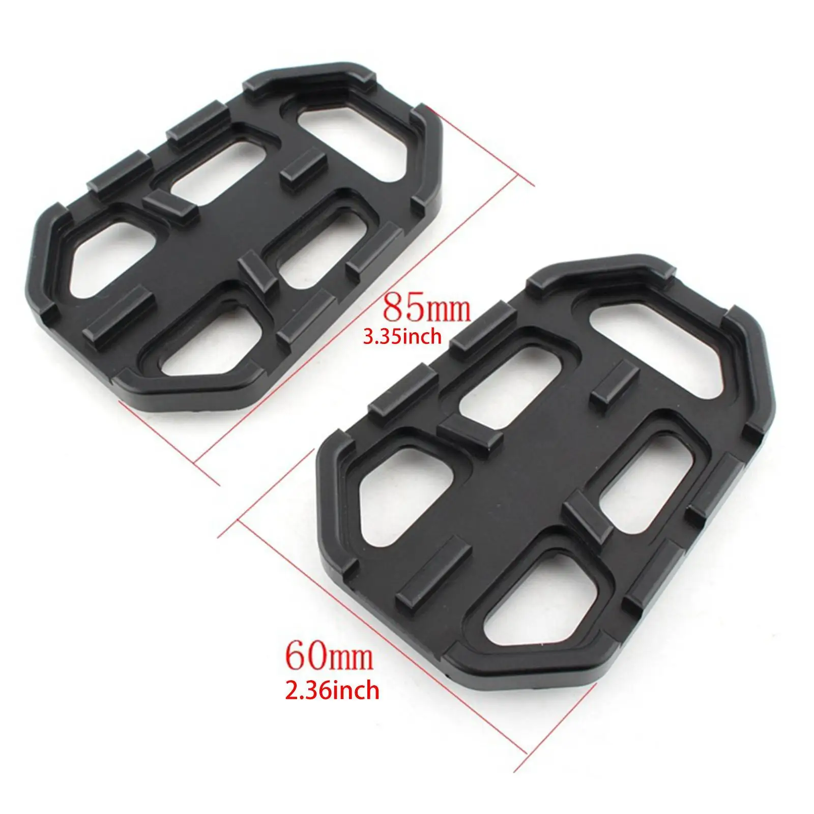 دواسات القدم الخلفية الفرامل واسعة المحمولة استبدال قطع غيار الدراجات النارية رافعة تمديد الوسادة ل G310GS 17-23 R1200GS F750GS F850GS #6