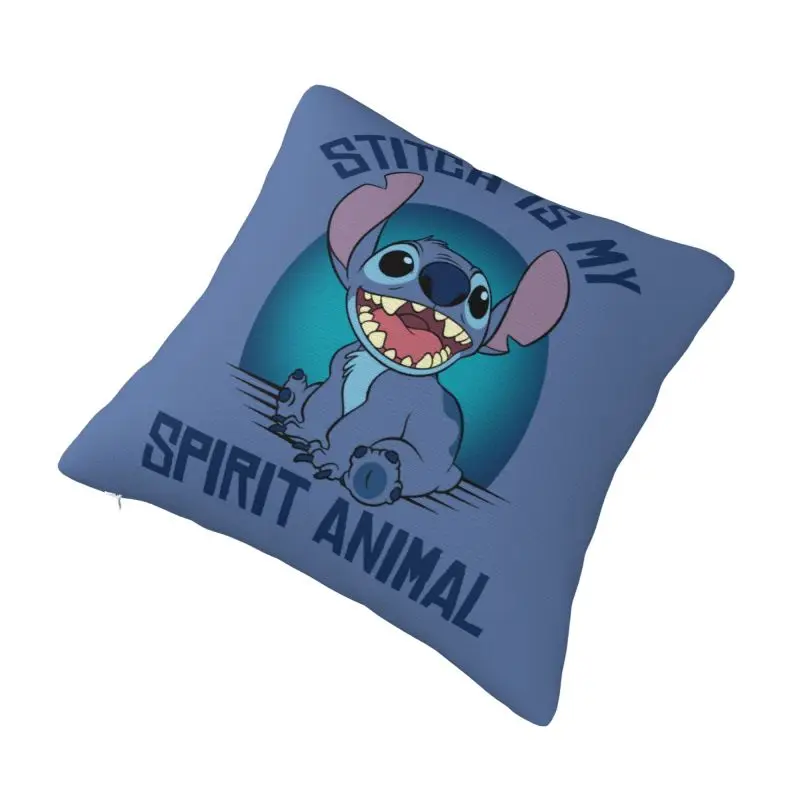 Custom Stitch Is My Spirit Animal Cushion Cover Velvet Luxury Pillow Case