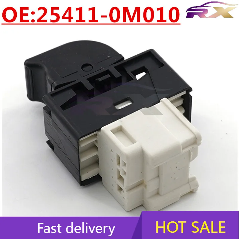 

OEM:25411-0M010 Power Window Master Control Single Switch For Nissan D22