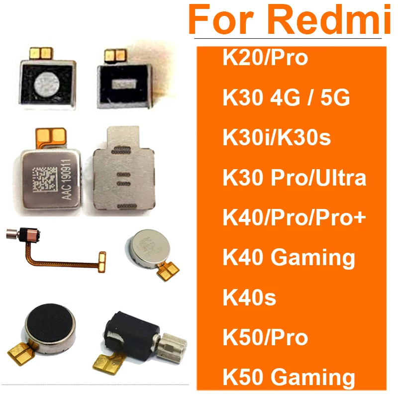 

Гибкий кабель модуля вибрации двигателя для Xiaomi Redmi K20 K30 K40 K50 Pro+ 4G 5G K30i k30s K30 Ultra K40S K50 Gaming