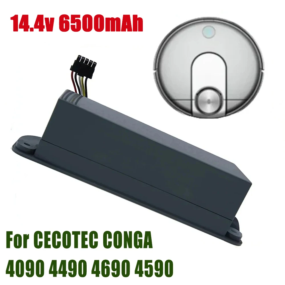 

14.8V 6500mAh New CECOTEC CONGA 4090 4490 4690 4590 Mopping Robot Battery Pack Netease Intelligent Manufacturing NIT Model