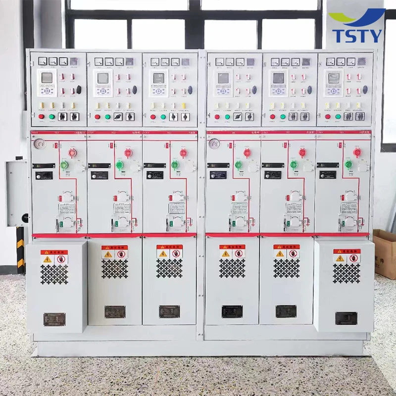 Intelligent power distribution energy saver high voltage air gas insulated electrical switchgear
