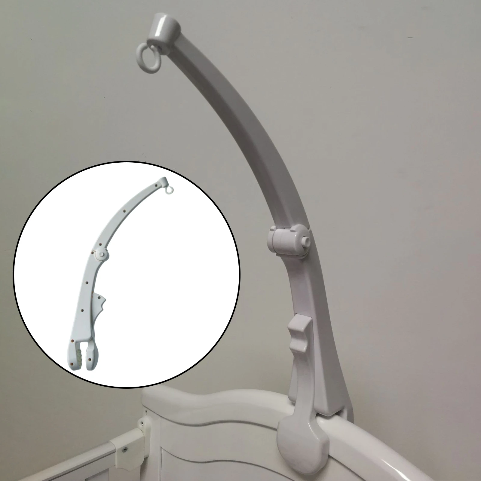 กล่องดนตรีติดเตียงเด็กอ่อน พร้อมแขนหมุน ของเล่นแขวนตกแต่งห้องเด็ก