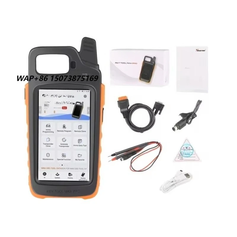 Xhorse VVDI Max Pro Key Tool Multi-Language Remote Programmer for Cars CAN FD Voltage Leakage Current Tester Battery Powered