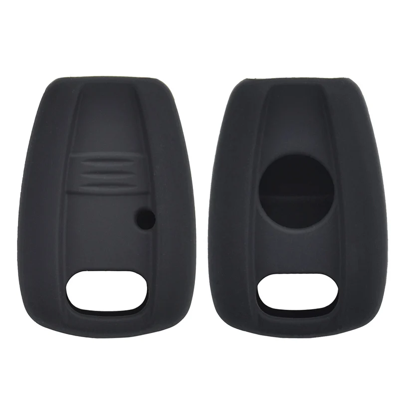 1-przyciskowy silikonowy pokrowiec na kluczyk do Fiata Doblo Ducato Idea Punto Stilo Seicento Panda Brava Grande Keyless Fob Shell Protector