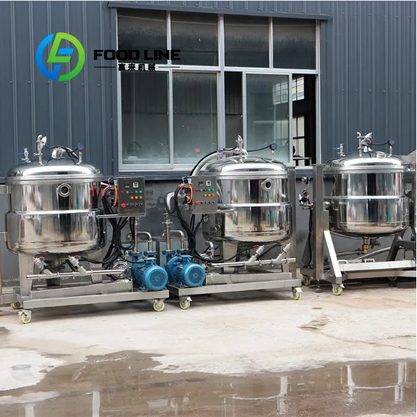 Fast Vacuum Sugar Immersion Pot - Shorten Production Time for Confectionery Factories