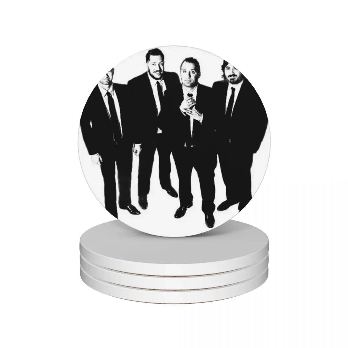 

impractical jokers the tenderloins Ceramic Coasters (Set of 4) drinks coffee cup stand cute kitchen original Coasters