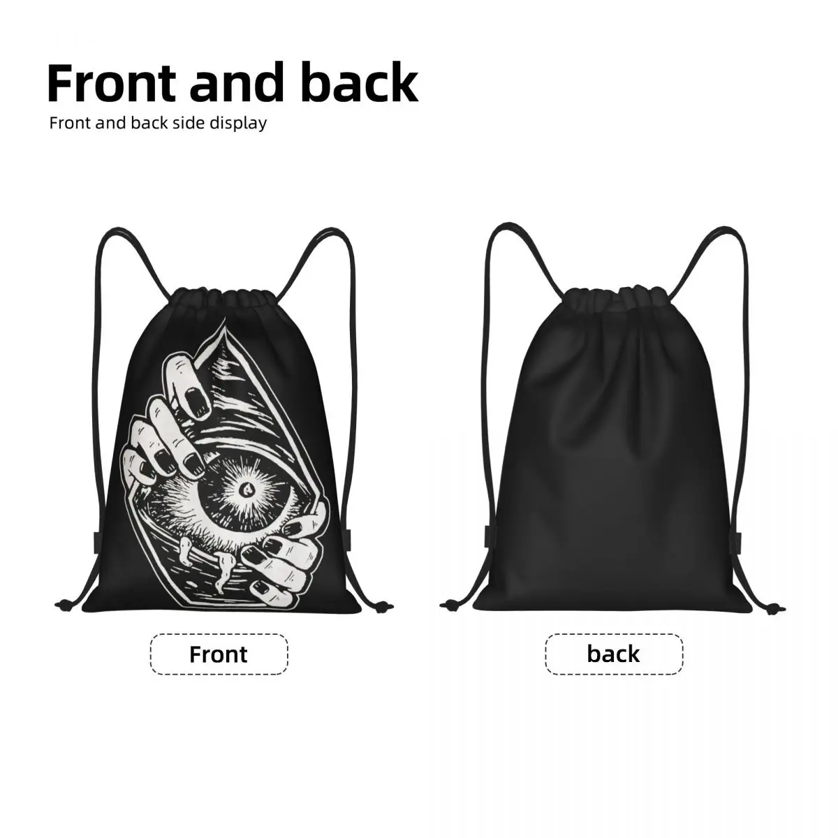 Custom Volcoms Diamond Stone Drawstring Backpack Bags Women Men Lightweight Gym Sports Sackpack Sacks for Training