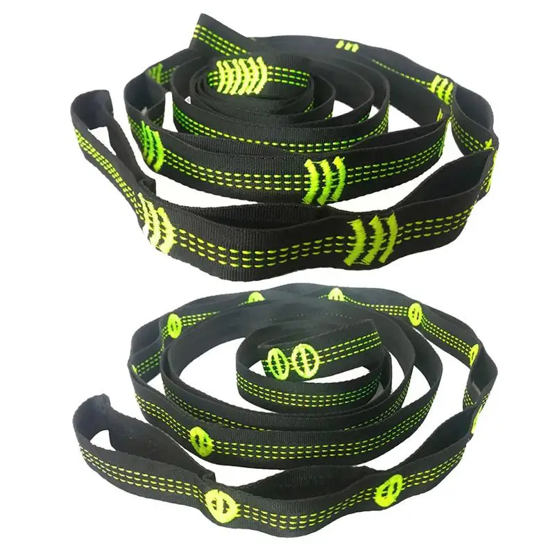 1pc Hammock Strap Outdoor Camping Hammock Garden Swing Straps Rope High Strength Tree Hanging Load-Bearing Strap Rope