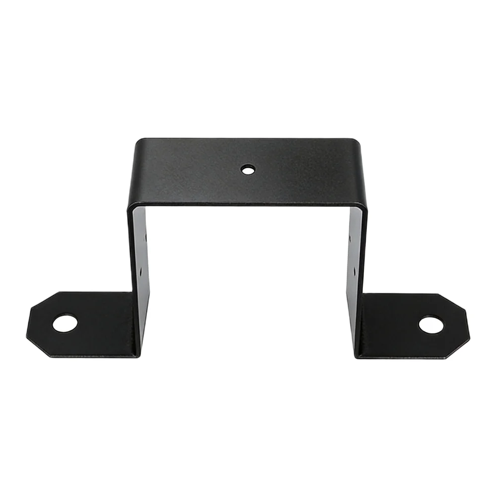 Metal Fence Support 4x4 Post Bracket Carbon Steel Material Complete Set Easy Installation Frame 3.5 X 3.5 Inches