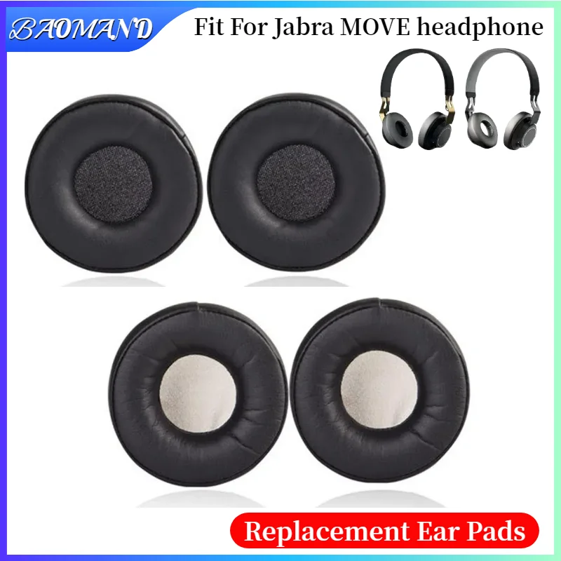 

Protein Leather Earpads Cushions for Jabra MOVE Headphones, Replacement Ear Pads Headset