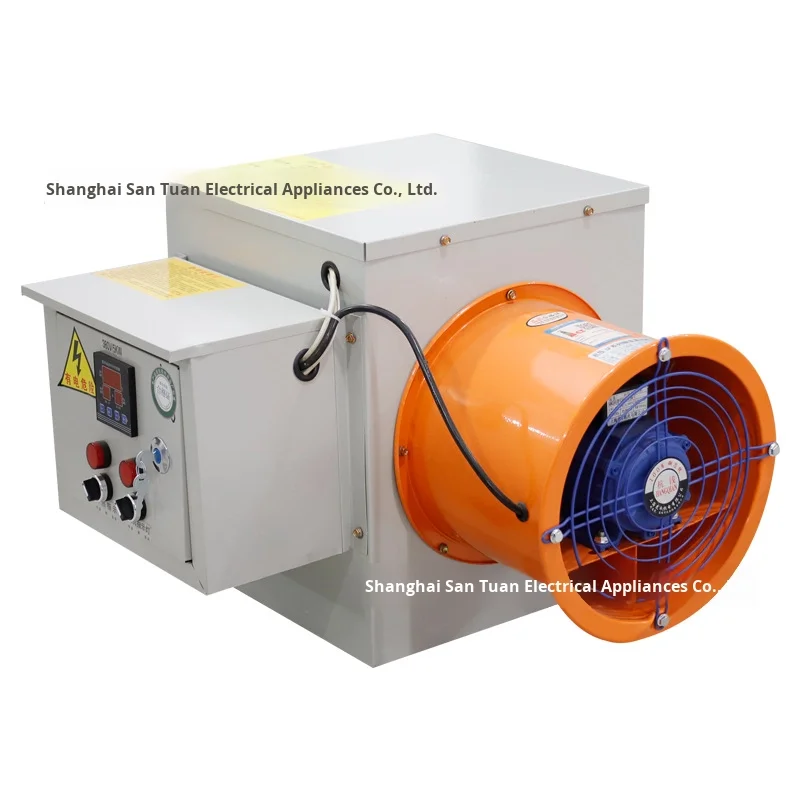 Greenhouse breeding intelligent electric heater 380V/220V optional high power all steel 3000m ³/h high air volume energy saving