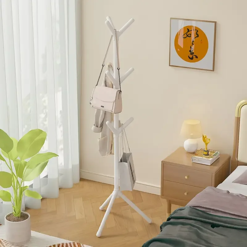 Baumförmiger Garderobenständer – freistehender Organizer mit 27 kg Fassungsvermögen für Hüte, Taschen, Kleidung (Haus und Büro)