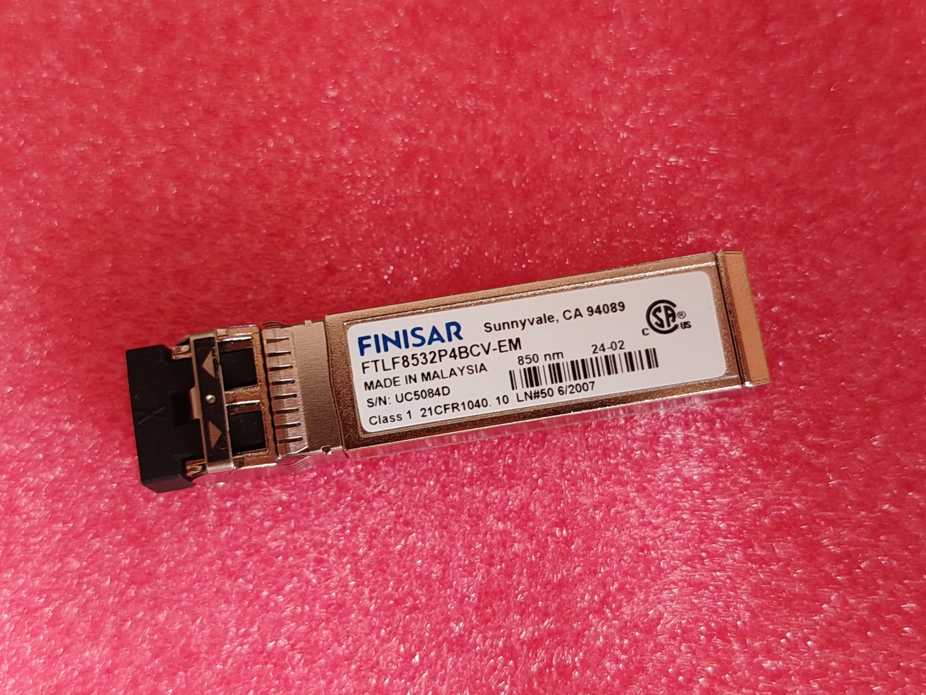 Original New SFP+ 32GB Fiber optical Transceiver FTLF8532P4BCV-EM Finisar 32g sfp module 850nm 32g Multimode Dual Fiber Module