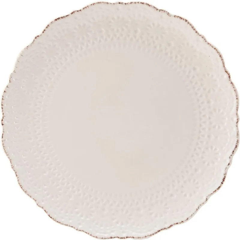 Imagem -06 - Grés Dinnerware Grupo Court Cream Serviço para Off-white 16 Peças 5143149