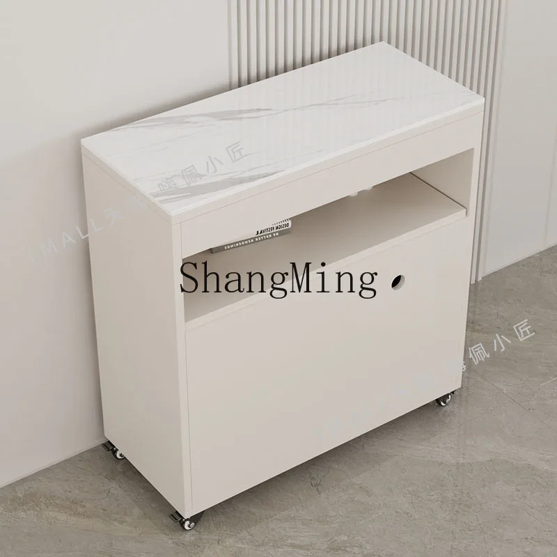 SM new sofa side cabinet extremely narrow side movable living room tea multi-functional locker