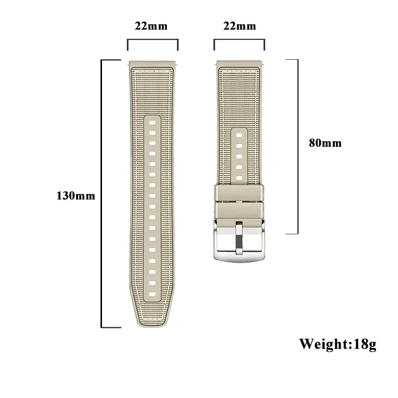 Strap Compatible for Huawei Watch GT5 Pro 46mm Watch 4 3 Pro Bracelet for Huawei Watch 4 3/Buds/Ulitmate/GT5/4/3/2 22mm Strap