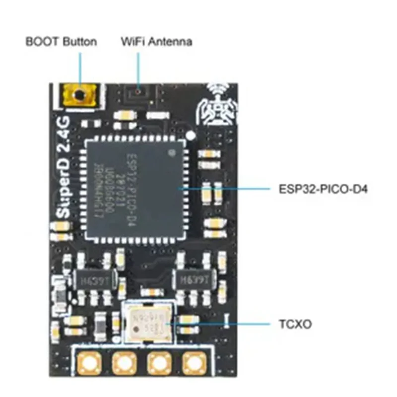 

DELAM-Superd ELRS 915Mhz Diversity Receiver Long Range FPV Drones With Far-Flung Traversing Machines Easy Install Easy To Use