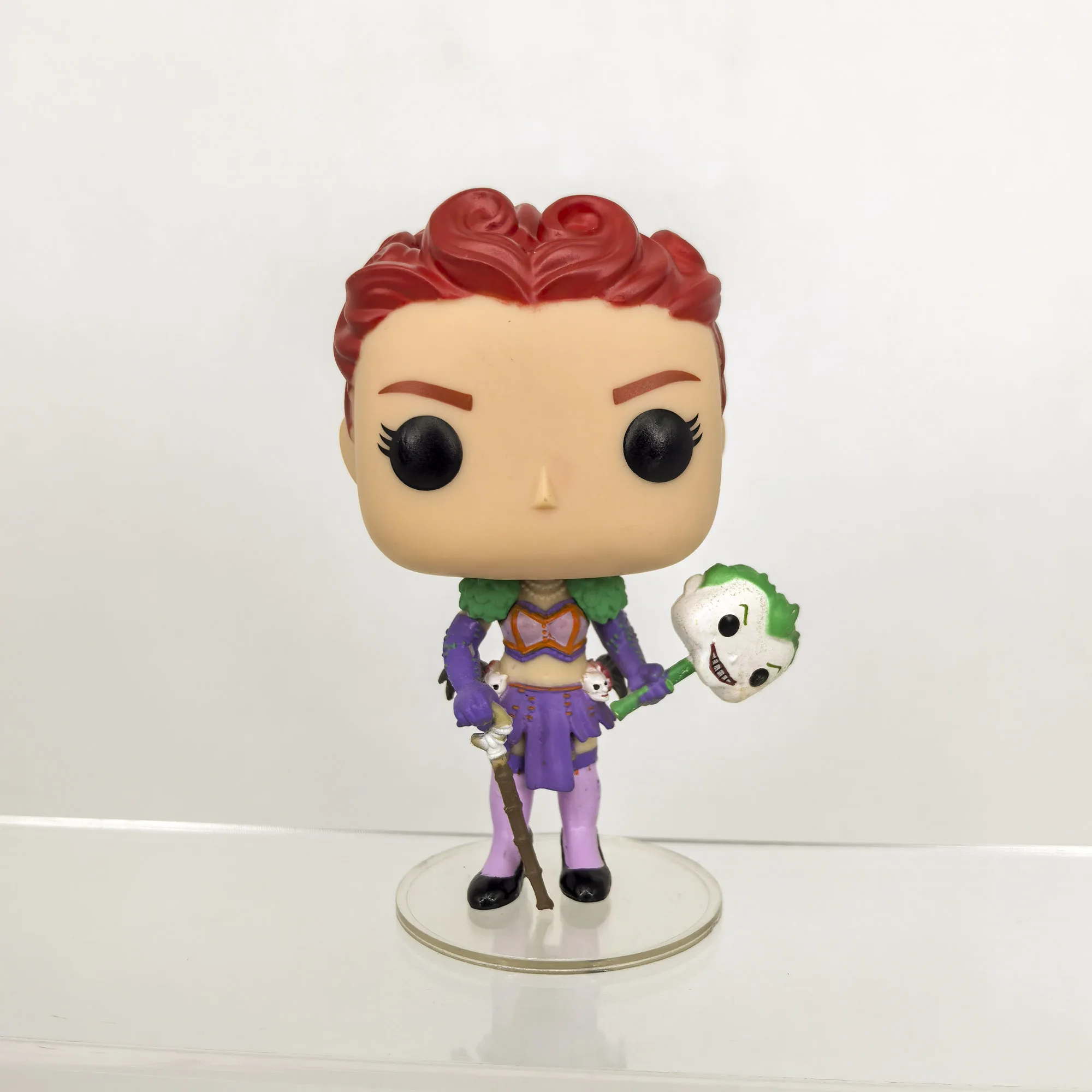 Joker Bombshells Duela Dent Figurine en vinyle Film DC Super héros modèle jouet Collection Figurine d'action bureau ornement Fans cadeaux