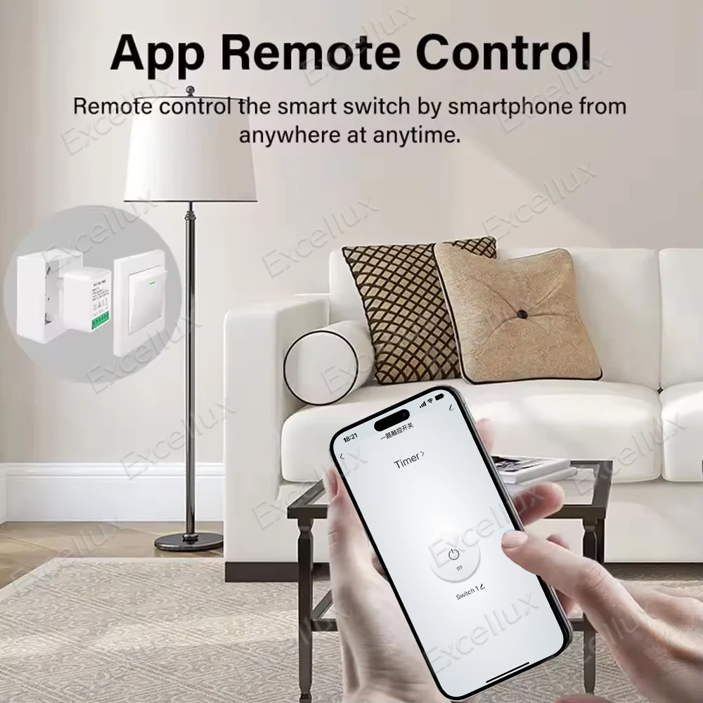 Mini Zigbee Smart Switch Module Mini Breaker 16A 1CH/2CH Relay Smart Home Automation Works with Zigbee2MQTT Need Zigbee Gateway