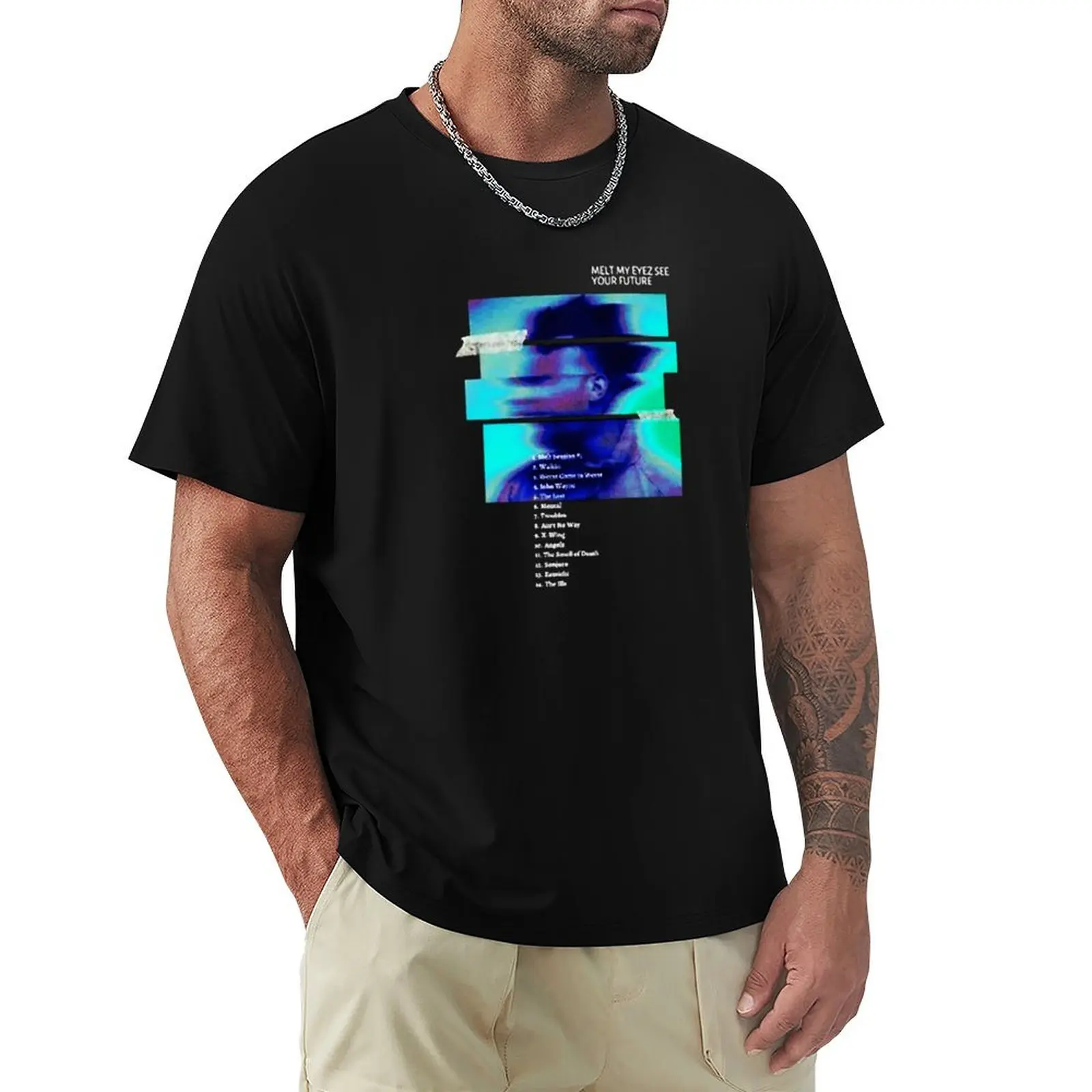 

melt my eyez see your future denzel curry T-Shirt Novelty Graphic Tee Shirt