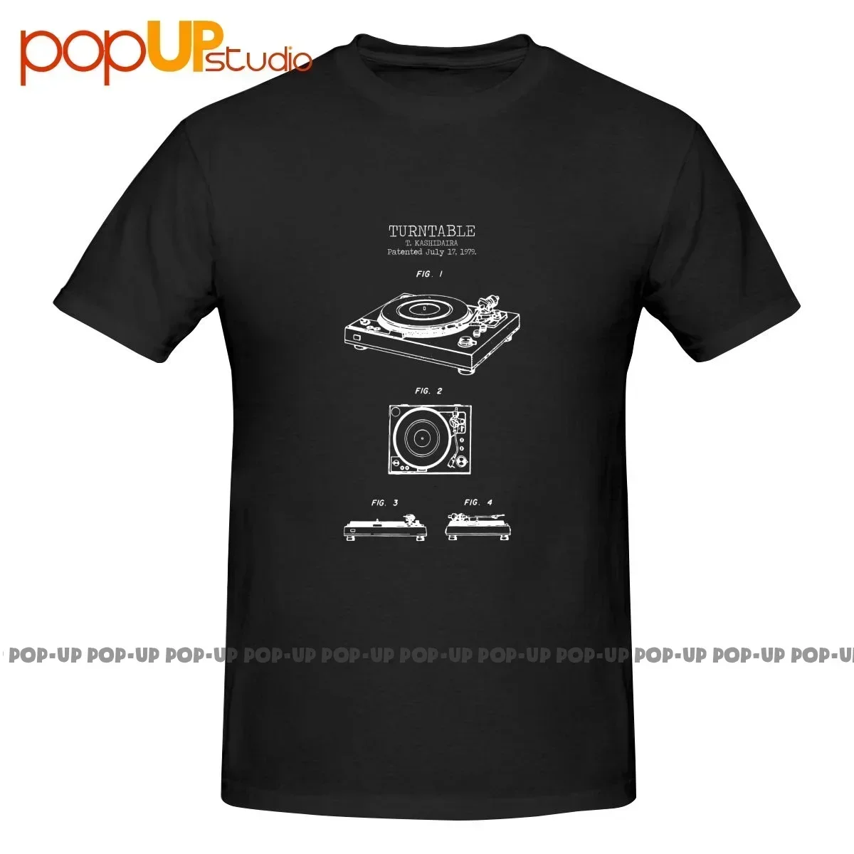 Technics Patent Dj Turntable House Hip Hop Music Shirt Tshirt Tee Rare Funny Natural Streetwear
