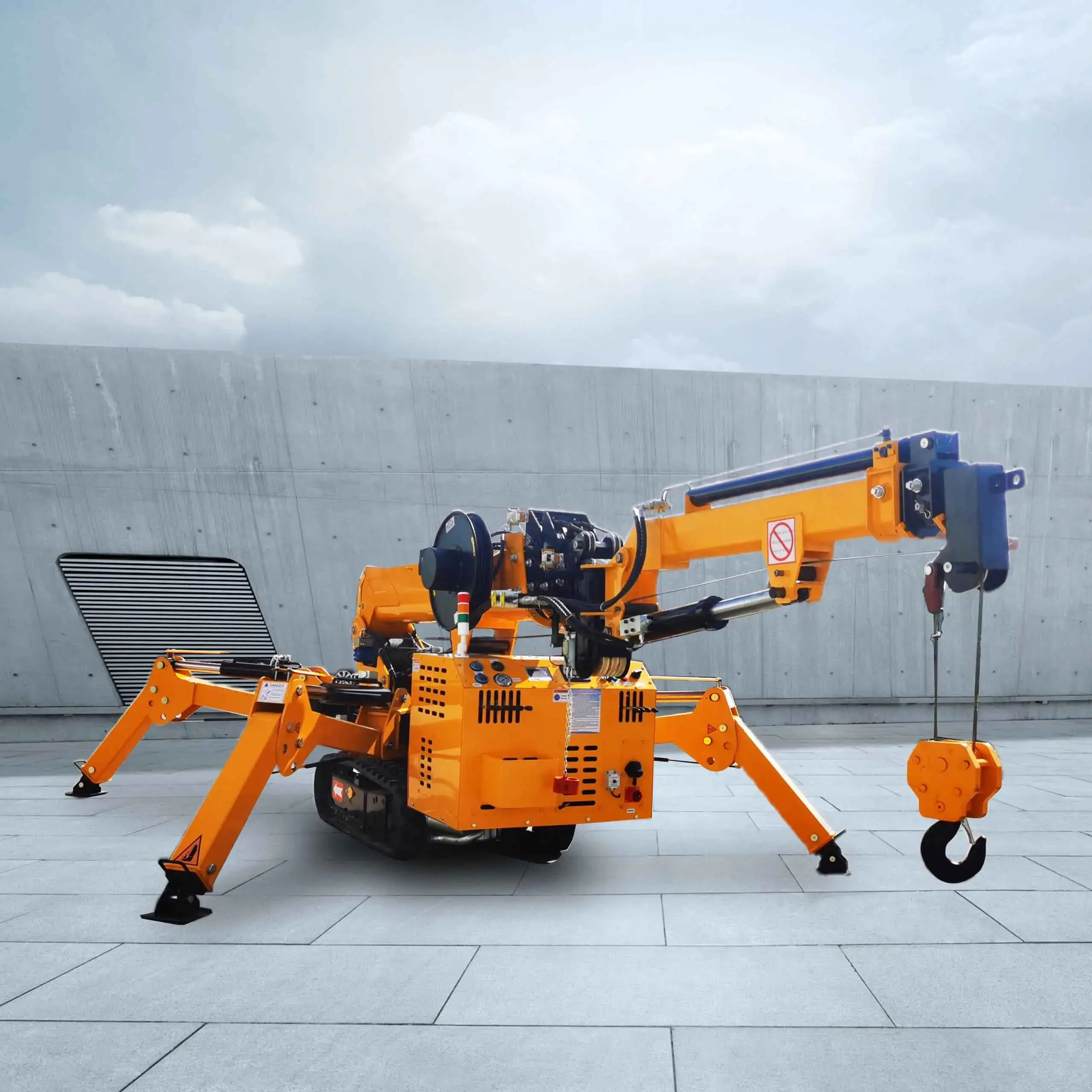 10m 12m 14m Spider Crane Mini 3t All Terrains Compact & Powerful Perfect for Construction Sites Easy Operation High Efficiency