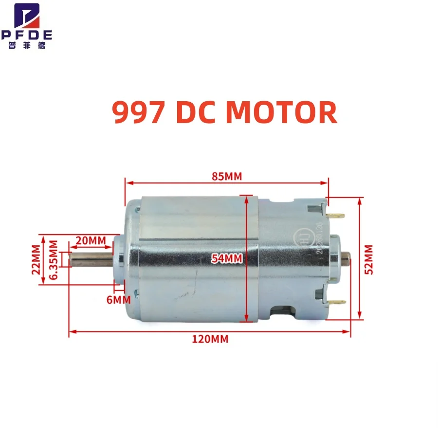 

997 DC motor high torque, high power ,adjustable speed, CW CCW for lawn mowers, lathe bench drills, table saws, and net boat