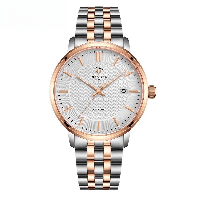 

Мужские автоматические механические часы Shanghai Diamond Watch, модные деловые часы 3260, парные часы для мужчин и женщин
