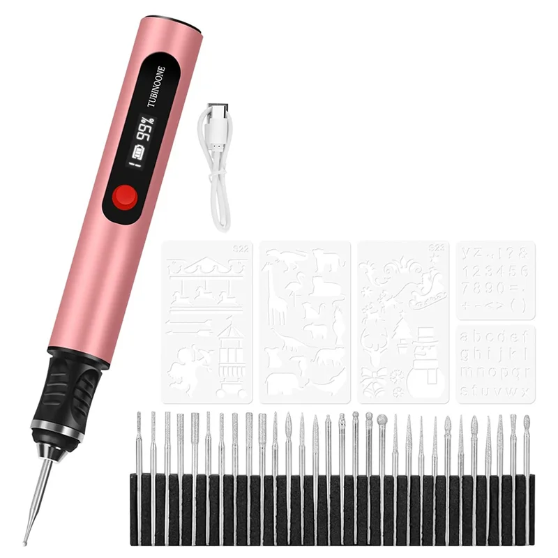 

Набор инструментов для гравировки для художников и поделок — 30 сверл для гравировки, руководство Mastery в комплекте — гравировка по 50 поверхностях — Y78A