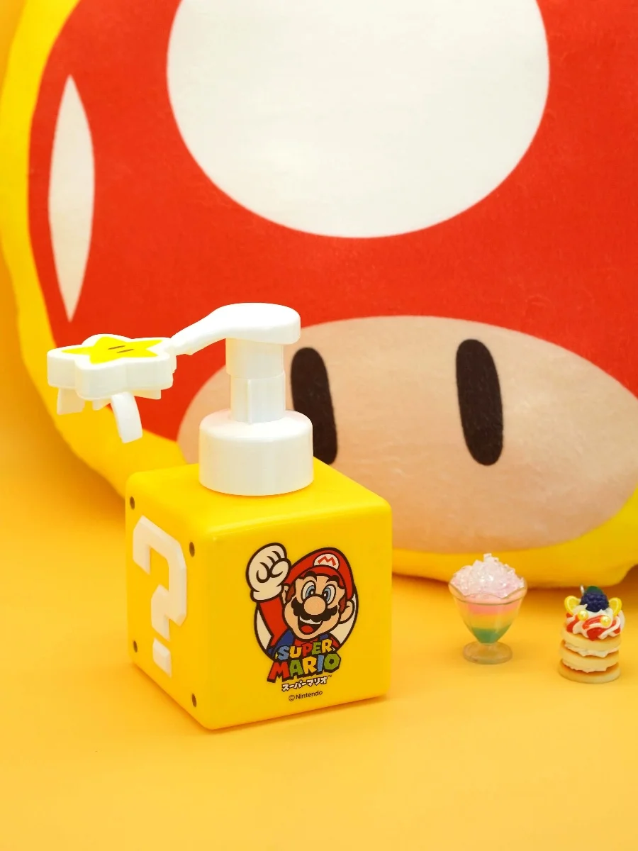 زجاجة معقم لليدين من ماريو، زجاجة حمام على شكل نجمة للأطفال، زجاجة ضغط سائل لتنظيف الفقاعات الممتعة